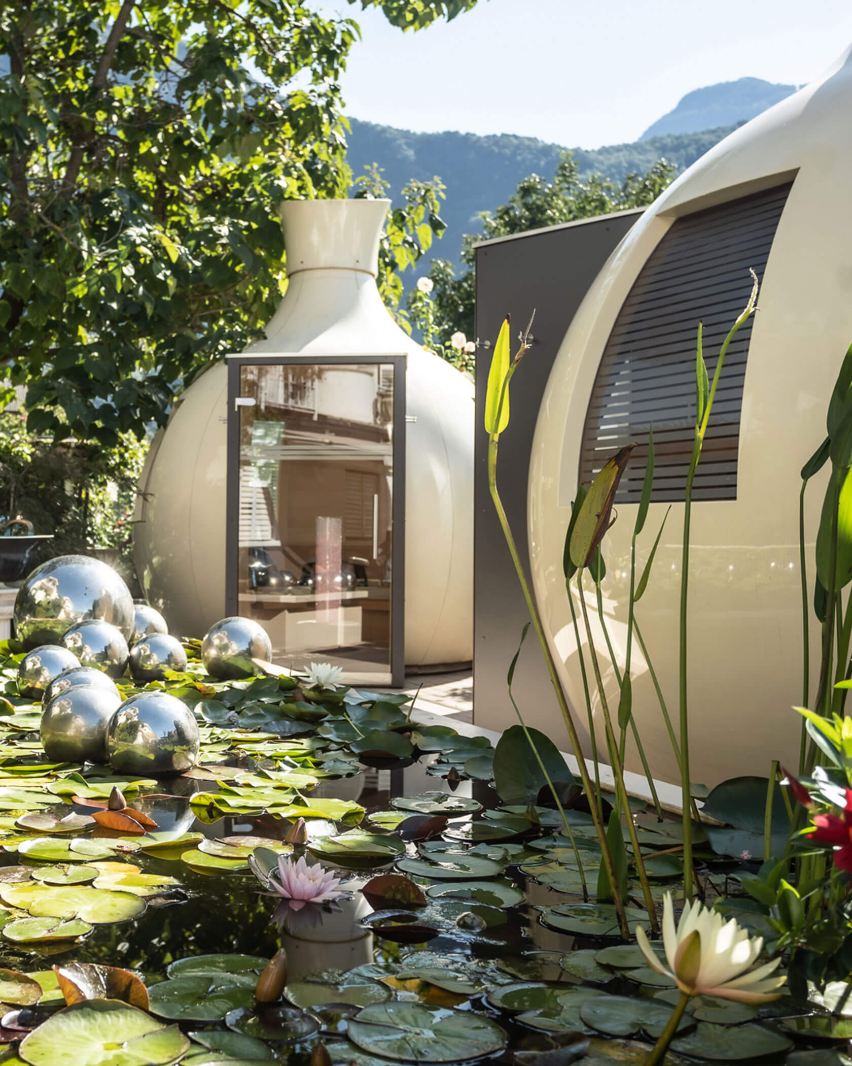 Sauna sferica di design - Villa Groff