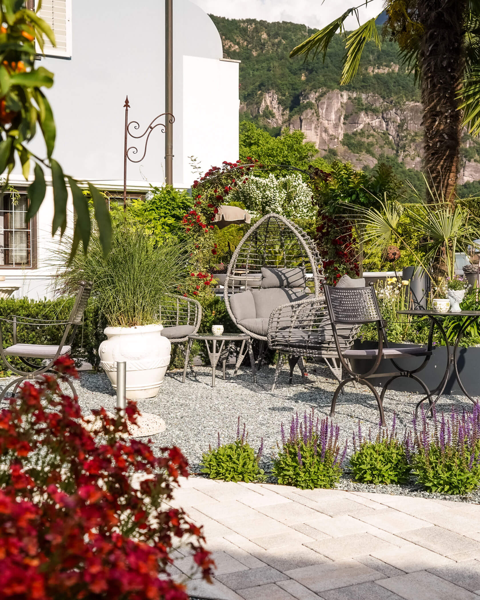 Rilassarsi in giardino