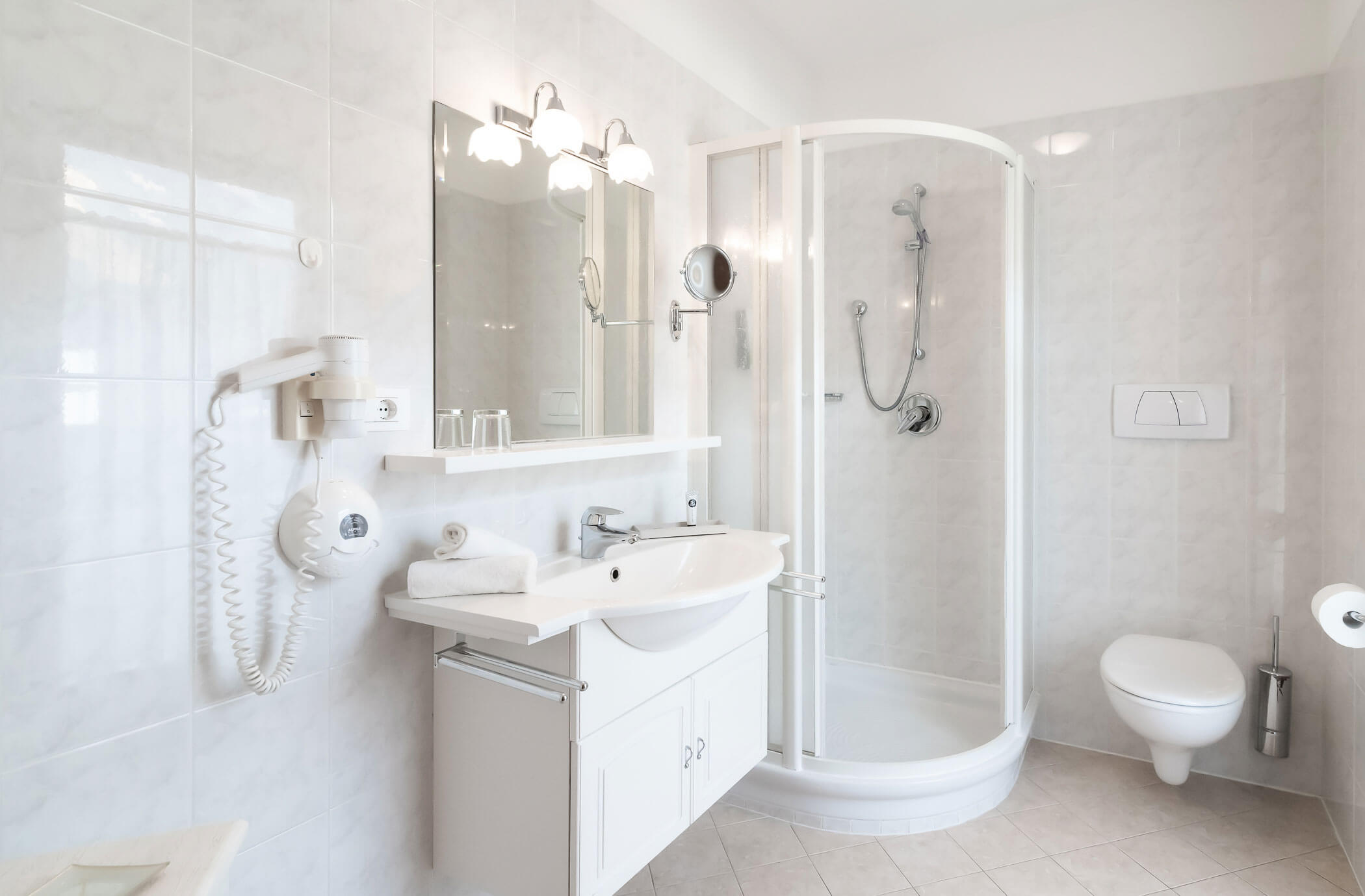 Single room - Hotel Villa Groff - Bathroom